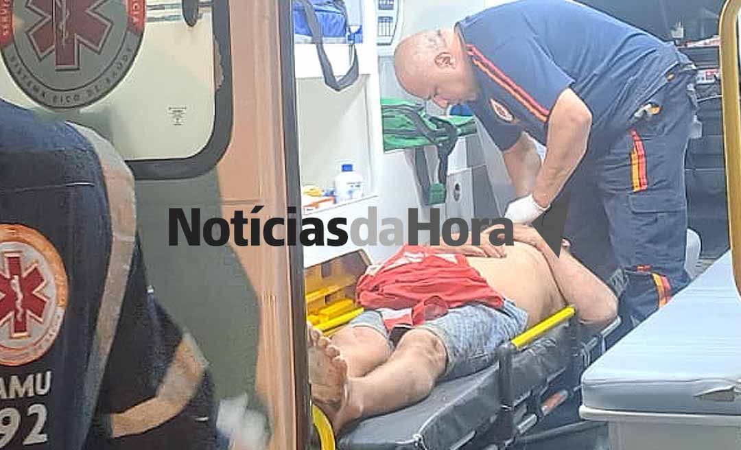 Morador em situação de rua é vítima de agressão física no Bairro Irineu Serra, em Rio Branco