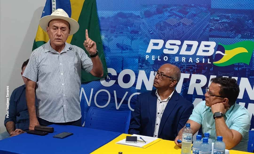 No PSDB após anúncio de apoio à sua reeleição, Bocalom promete que aliados não “ficarão na chuva”