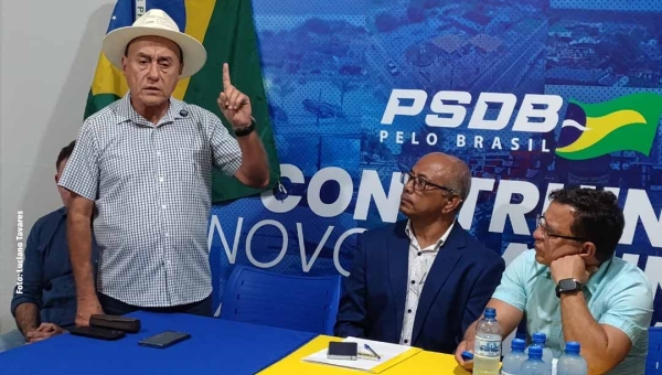 No PSDB após anúncio de apoio à sua reeleição, Bocalom promete que aliados não “ficarão na chuva”