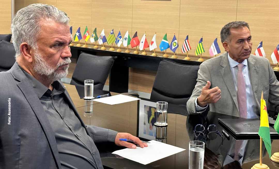 Petecão defende junto ao ministro Waldes Góes, da Integração Regional, a implantação de escritório da Sudam no Acre 