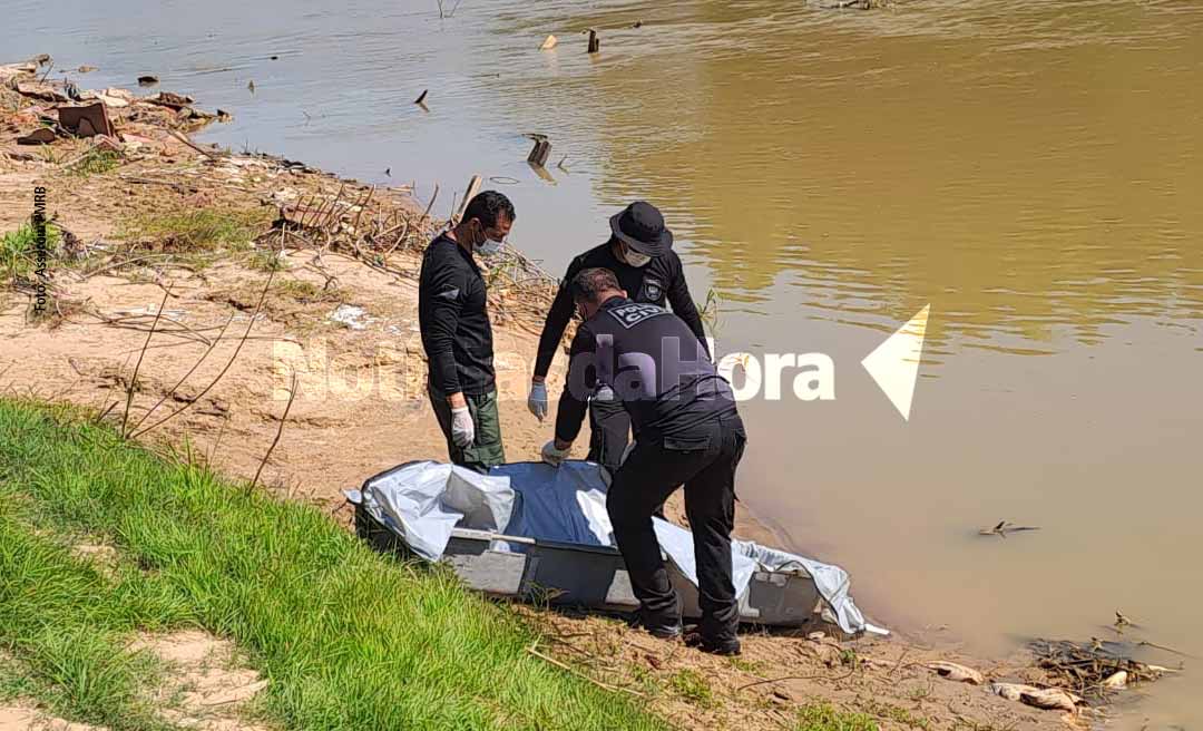 Corpo não identificado é encontrado no Rio Acre, no Bairro Seis de Agosto