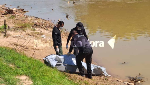 Corpo não identificado é encontrado no Rio Acre, no Bairro Seis de Agosto
