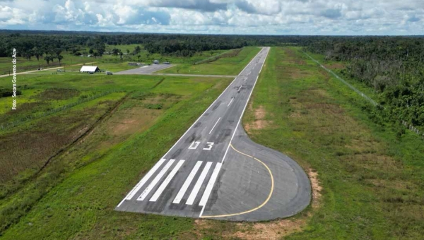 Aeródromos do Acre registram quase 10 mil voos em pouco mais de um ano