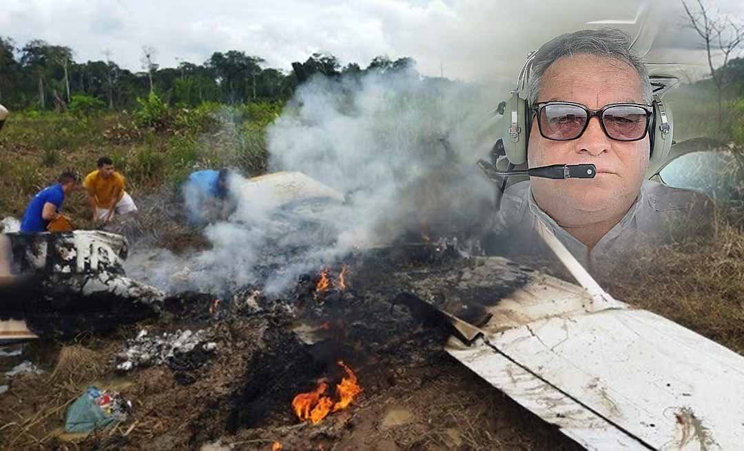 Comandante Roney, o piloto do avião que caiu em Manuel Urbano, morre após quatro meses internado em Manaus