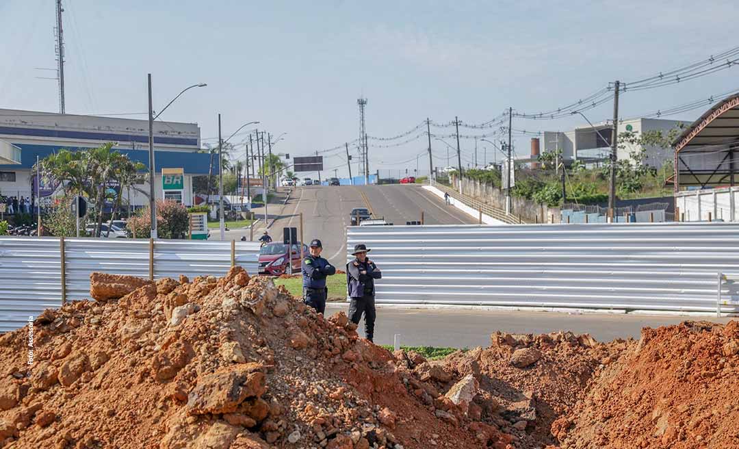 Prefeitura interdita rotatória da AABB para início das obras do novo viaduto e traça rotas alternativas para condutores; confira