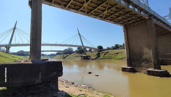 Rio Acre segue baixando em Rio Branco e registra 1,64 metro nesta quinta-feira