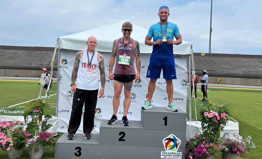 Atleta acreano faz história no Pan-Americano Masters de Atletismo com quatro medalhas de ouro