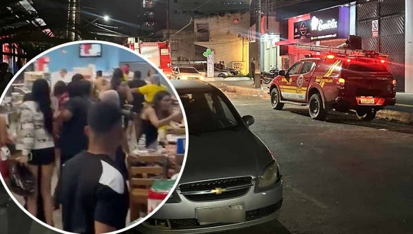 Mulher tem corpo queimado após incêndio no Mercado do Bosque em Rio Branco; veja o vídeo