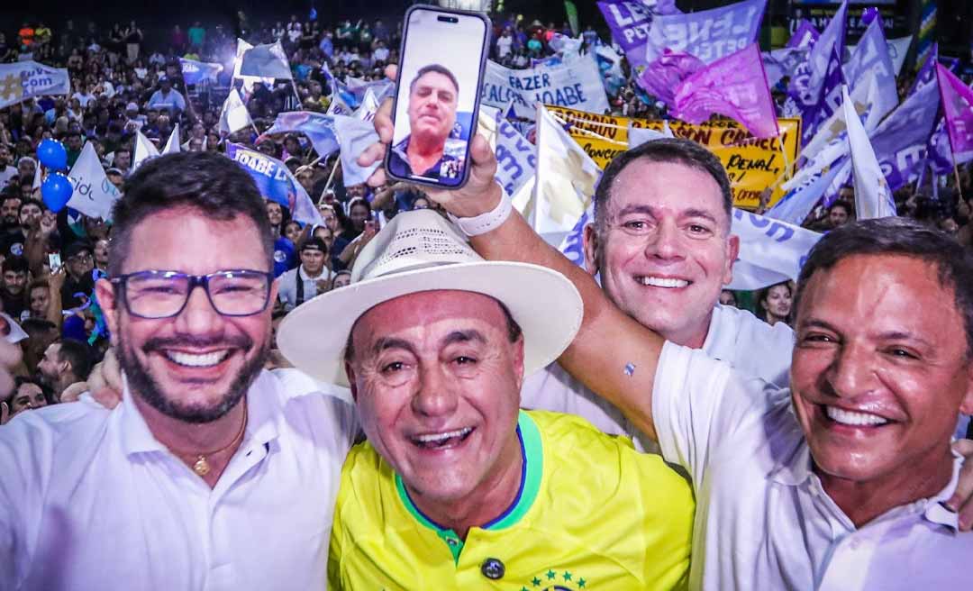 Em chamada de vídeo, Bolsonaro parabeniza Bocalom e Alysson: "Que a direita volte a governar esse país