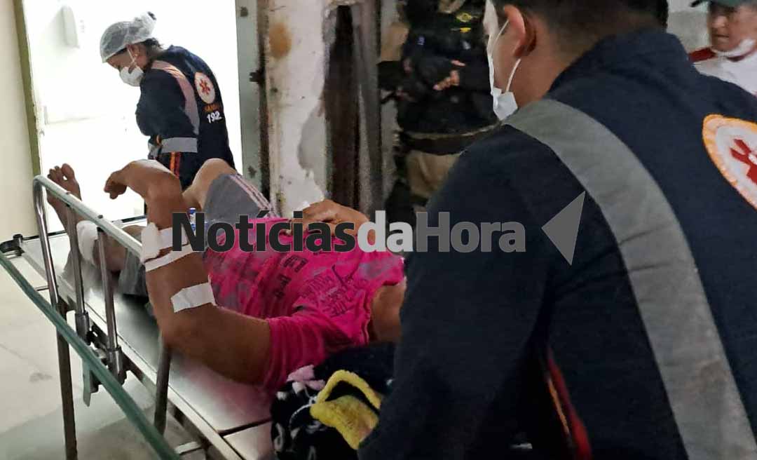 Homem é brutalmente espancado por amigo a ripadas; vítima é encaminhada ao PS com várias fraturas