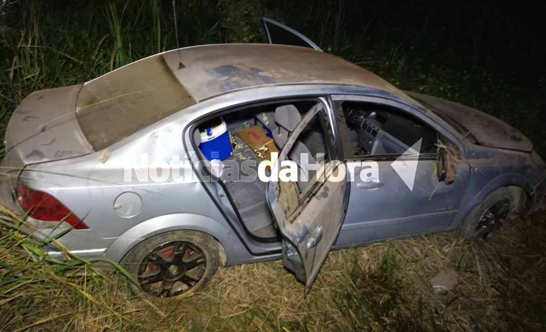 Acidente na BR-364: Motorista cai em ribanceira ao evitar colisão com outro veículo