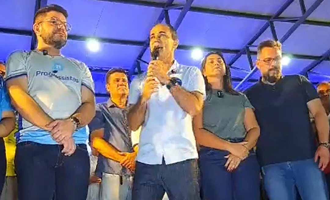 Com PCdoB, PL, lulistas e bolsonaristas no mesmo palanque, Zequinha Lima é oficializado candidato à reeleição em Cruzeiro do Sul