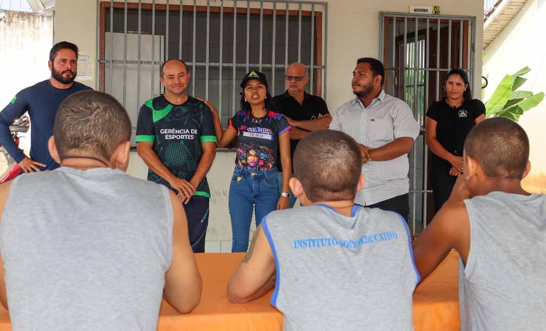 Prefeitura de Brasiléia promove ações culturais e esportivas no centro socioeducativo do Alto Acre