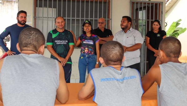 Prefeitura de Brasiléia promove ações culturais e esportivas no centro socioeducativo do Alto Acre