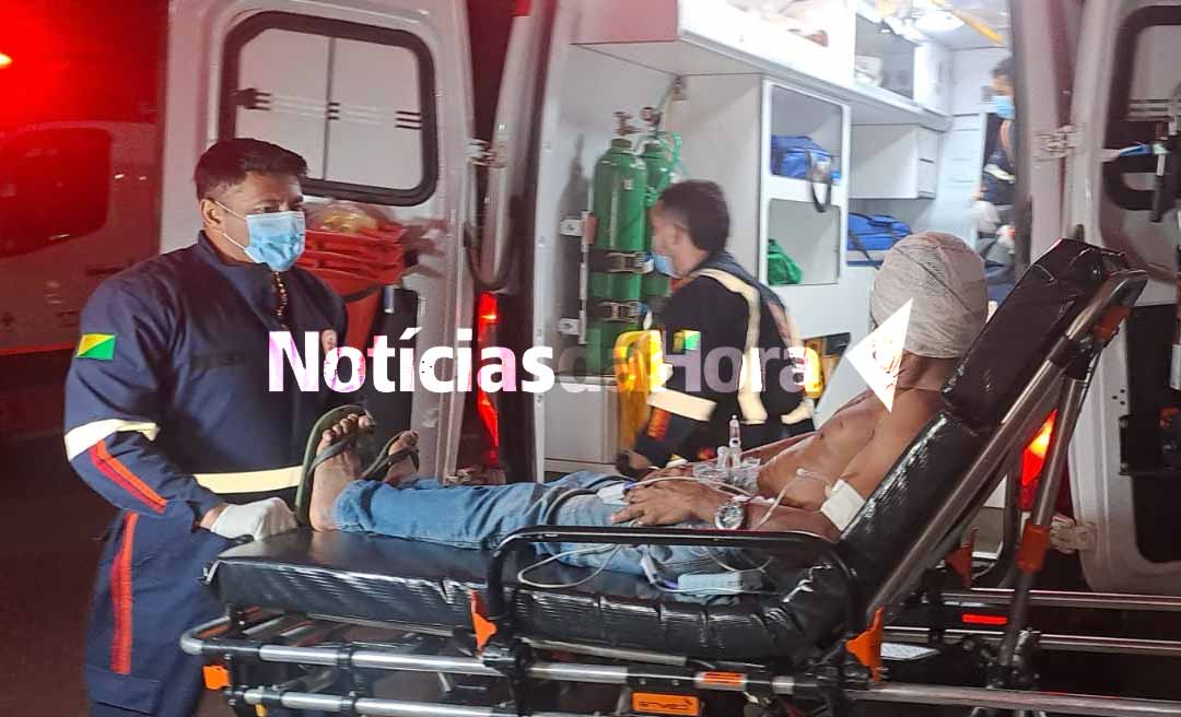 No Acre, homem é esfaqueado na cabeça e costas ao defender irmã de ex-cunhado violento