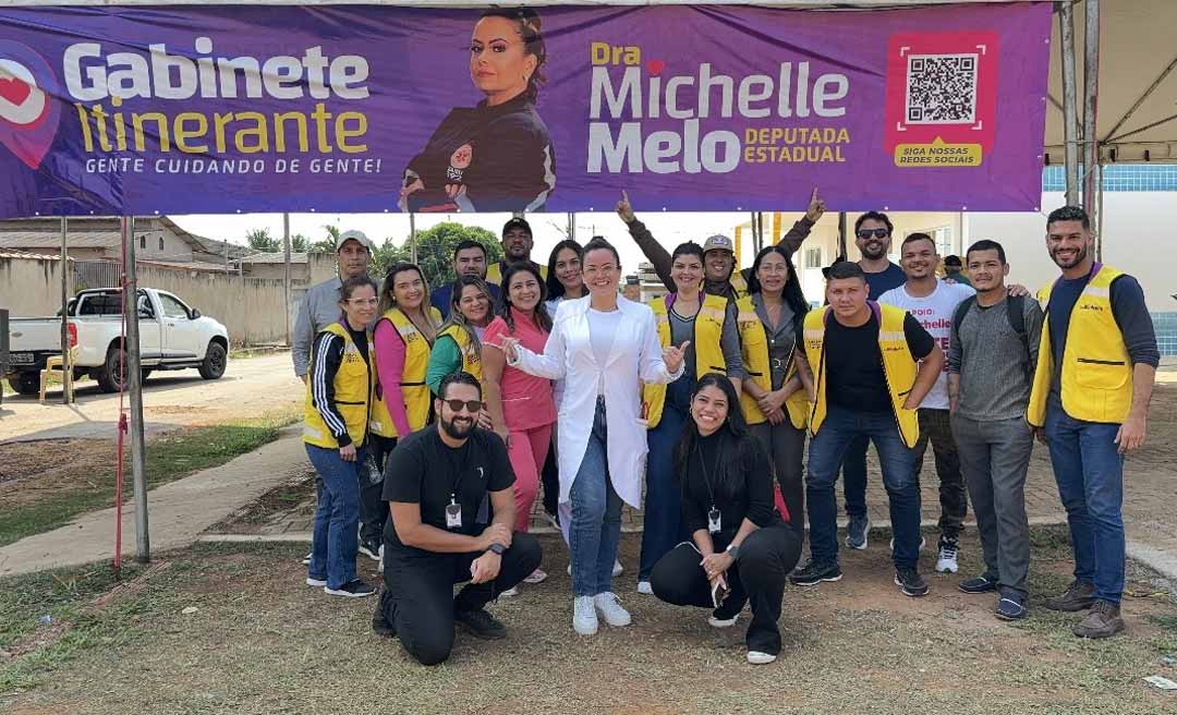 Gabinete itinerante de Michelle Melo atende comunidade em Senador Guiomard