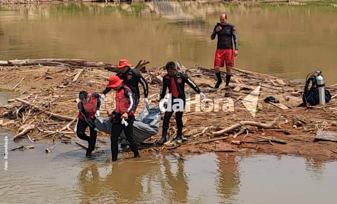 Corpo de homem é encontrado no Rio Acre próximo à Passarela Joaquim Macedo, em Rio Branco