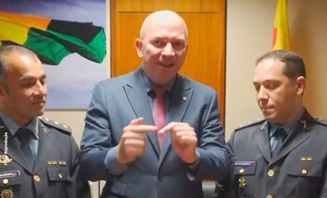 Oficiais da Polícia Militar do Acre agradecem Gerlen Diniz pela destinação de emendas para a instituição