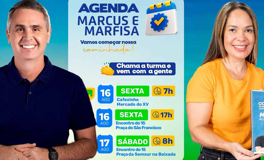 Marcus começa campanha com café da manhã, Bocalom fará caminhada, Jenilson tem bandeiraço e Jarude adesivaço