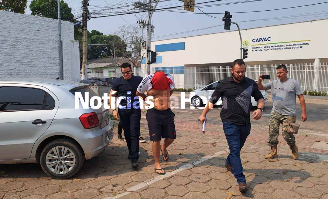 Homem que planejou assalto a lotérica no bairro Cidade Nova, em Rio Branco, é preso no bairro Habitasa