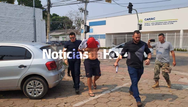 Homem que planejou assalto a lotérica no bairro Cidade Nova, em Rio Branco, é preso no bairro Habitasa