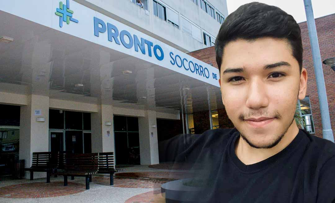 "Foi tirado da UTI para morrer na enfermaria do Pronto-Socorro", diz família de jovem vítima de acidente que acusa PS por negligência