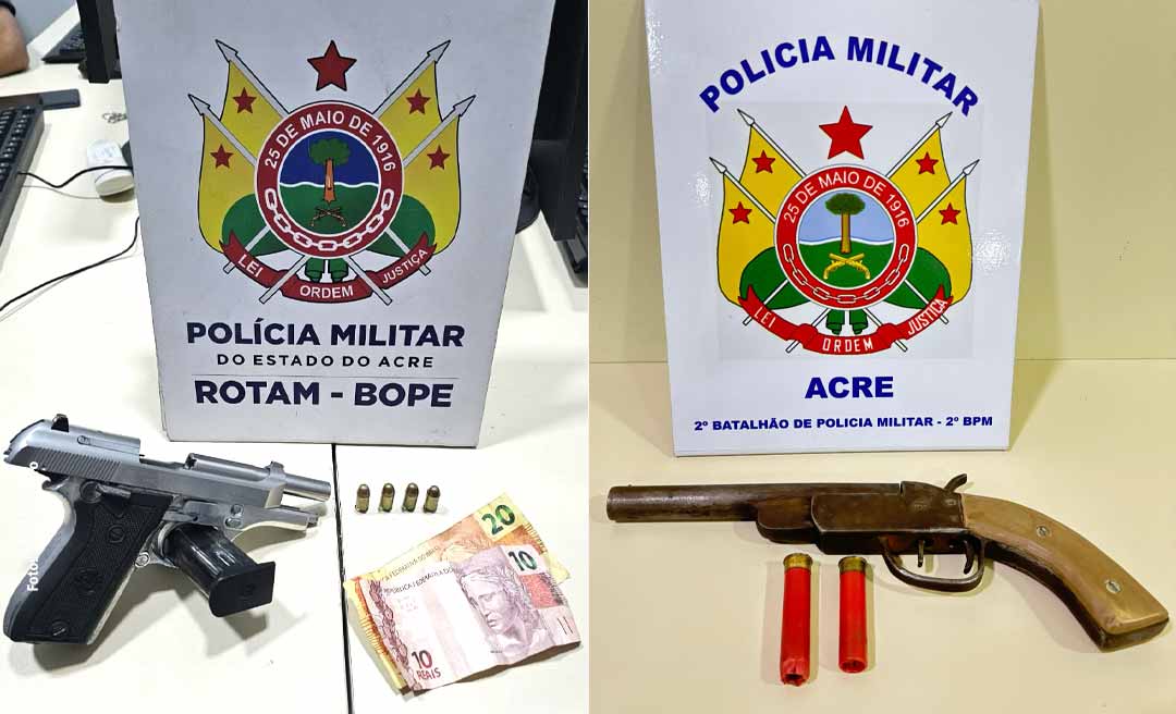 Adolescentes são apreendidos no bairro da Pista portando uma arma de fogo