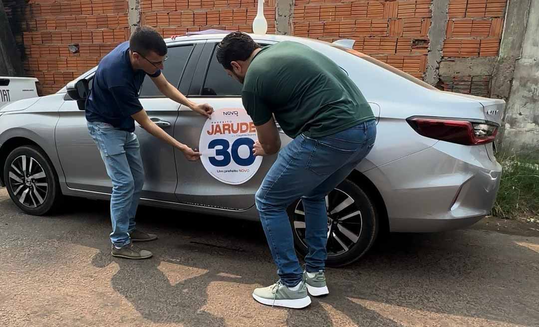 Em 24 horas, Jarude bate a primeira meta e adesiva mais de 300 veículos: “Estamos só aquecendo”