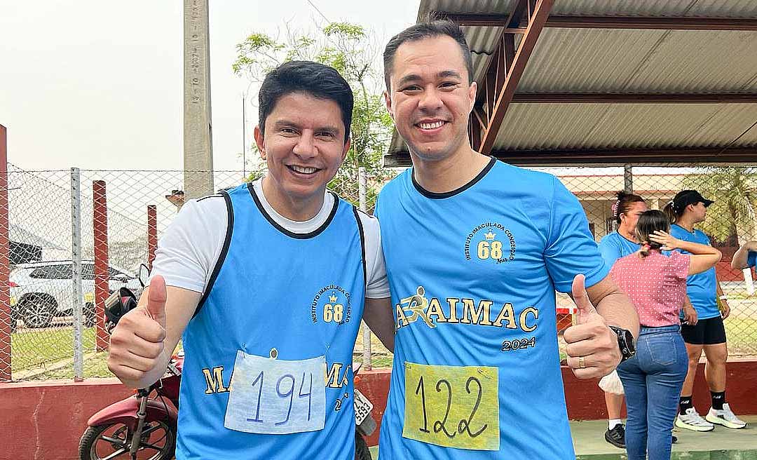 Jenilson participa de corrida do Imaculada Conceição e fala em incentivar prática esportiva