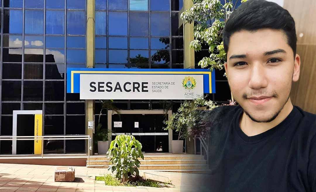 Saúde do Acre diz que jovem que morreu em enfermaria teve alta programada da UTI, após apresentar estabilidade