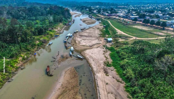 Com a navegação comprometida, cidade de Jordão sente os efeitos da seca severa e risco de desabastecimento