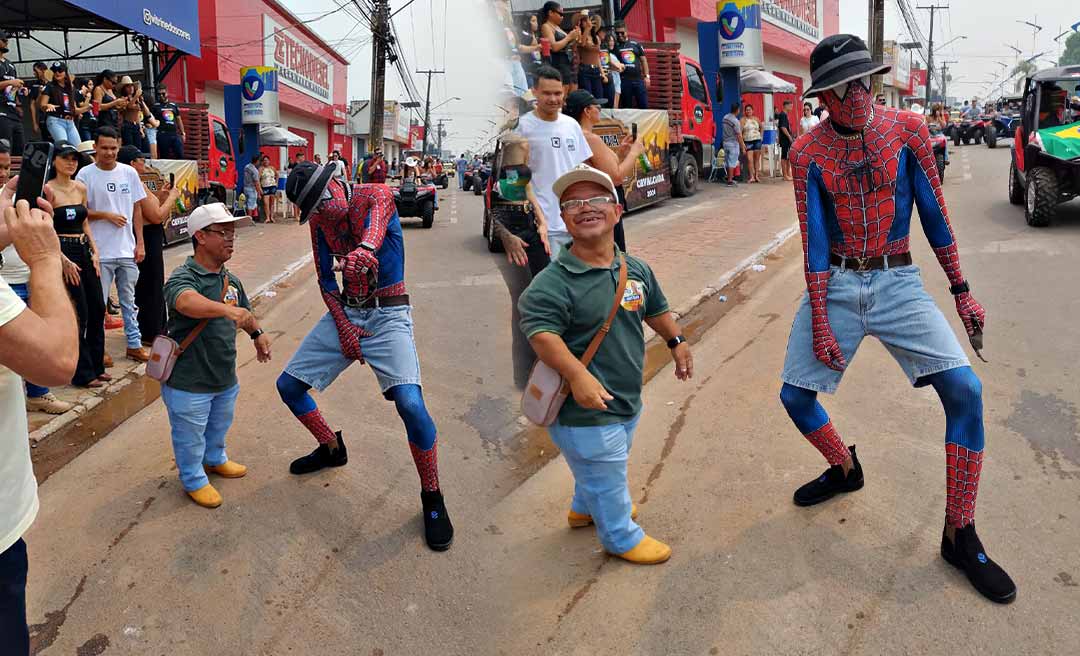 “Homem-Aranha” faz sucesso na cavalgada 2024