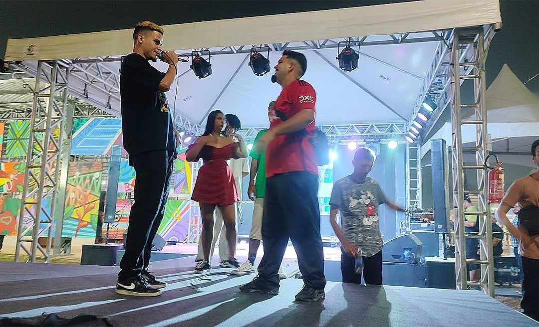 "Improviso" no Espaço Sebrae: Batalha de Rap chama atenção do público na 2ª noite da Expoacre 2024