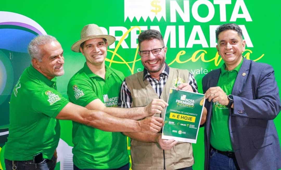 Gladson lança na Expoacre Nota Premiada Acreana com 15 prêmios mensais