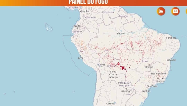 Acre tem focos de incêndios isolados; fogo da Bolívia na fronteira com o MT piora cenário na Amazônia