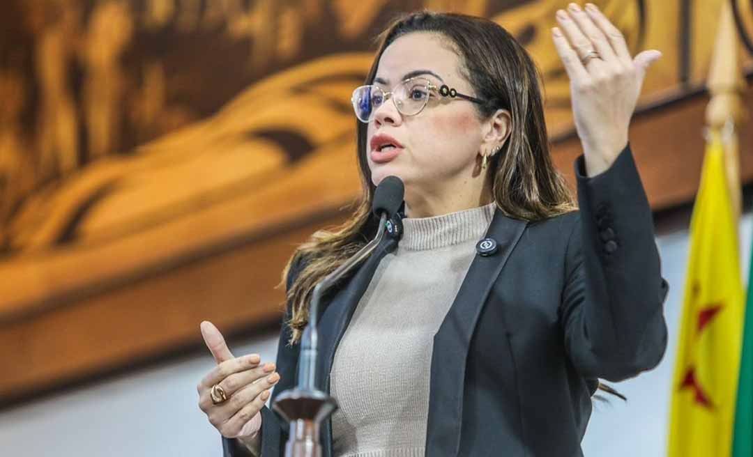 Na tribuna da Aleac, deputada estadual Michelle Melo critica gestão do prefeito Bocalom