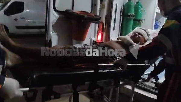 Derrubada no interior do Acre por pouco não mata trabalhador rural atingido por galho de árvore