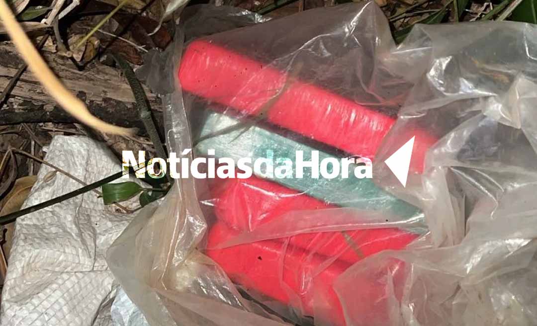 ‘Mulas’ peruanas abandonam cocaína em floresta de Rodrigues Alves, após cerco policial