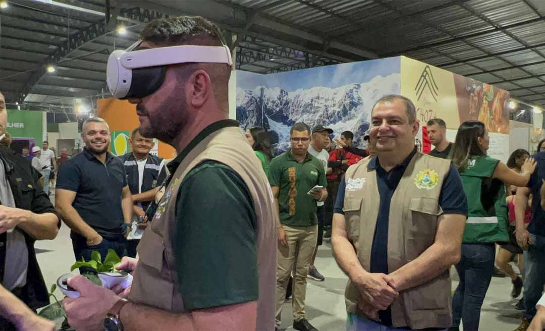 Alunos do IFAC apresentam realidade virtual na Expoacre com apoio da FAPAC e governo do estado