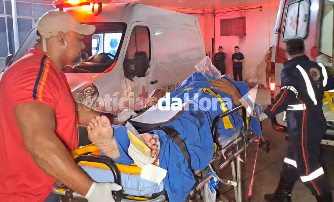 Tenente da PM fica gravemente ferido após colisão com veículo que participava de carreata