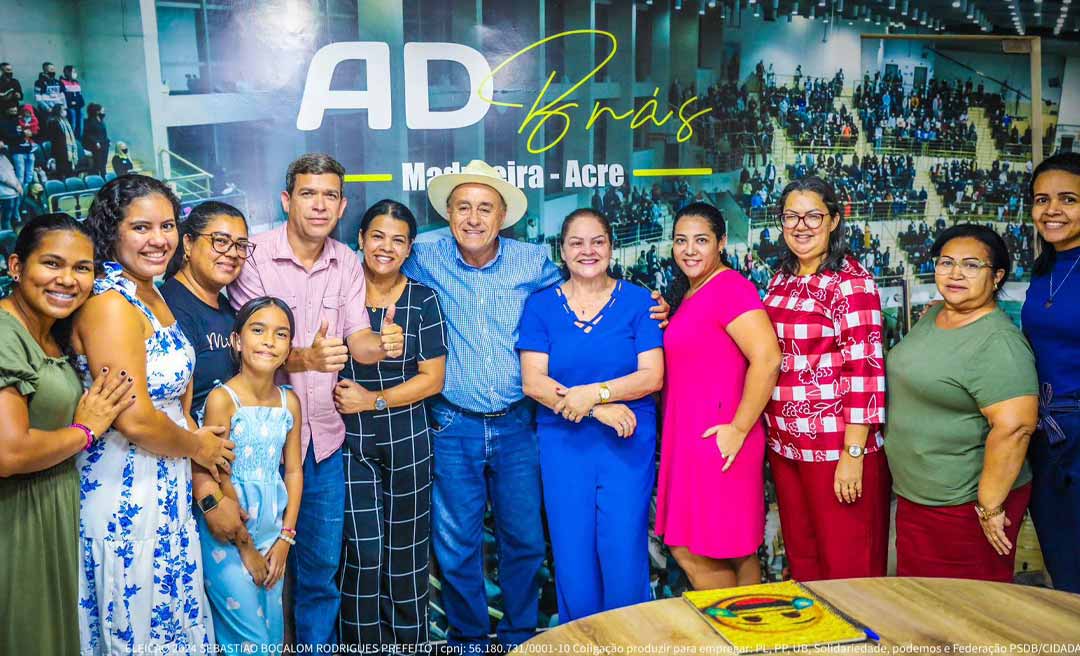 Bocalom recebe apoio da Igreja Assembleia de Deus Brás: “A eleição deste ano será marcada pelo fortalecimento dos valores cristãos”