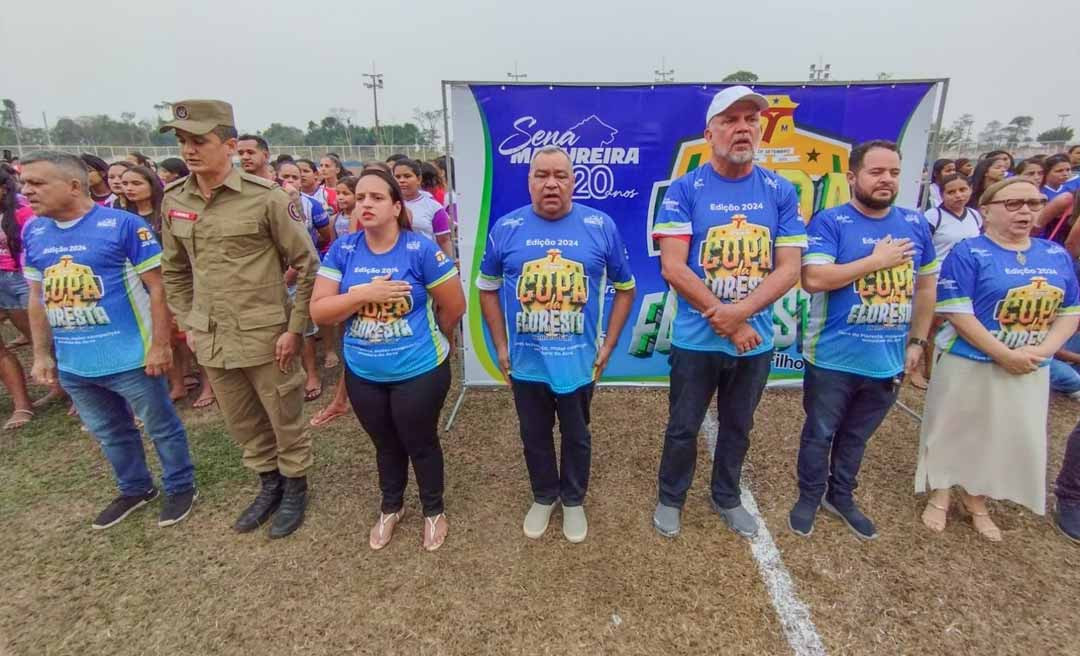 Mazinho Serafim abre Copa da Floresta considerada a maior competição de futebol não profissional da Amazônia