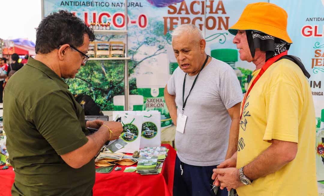 Empreendedor peruano revoluciona tratamento para diabetes com produto à base de planta nativa na Expo Amazônica