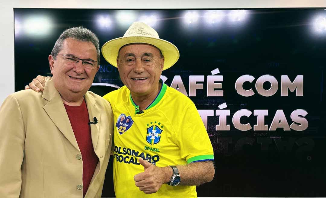 “Não votem em quem representa a antiga política do PT e suas alianças!”, diz Bocalom no Café com Notícias