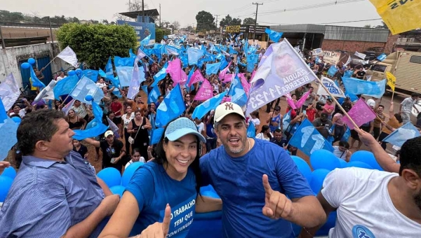 Rosana Gomes e Ney do Miltão intensificam campanha com apoio de moradores da zona rural de Senador Guiomard