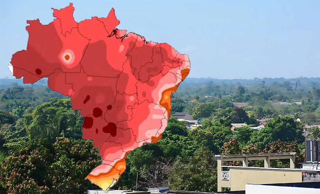 Onda de calor deve causar recorde de temperaturas em várias Capitais, inclusive em Rio Branco, alerta Inmet