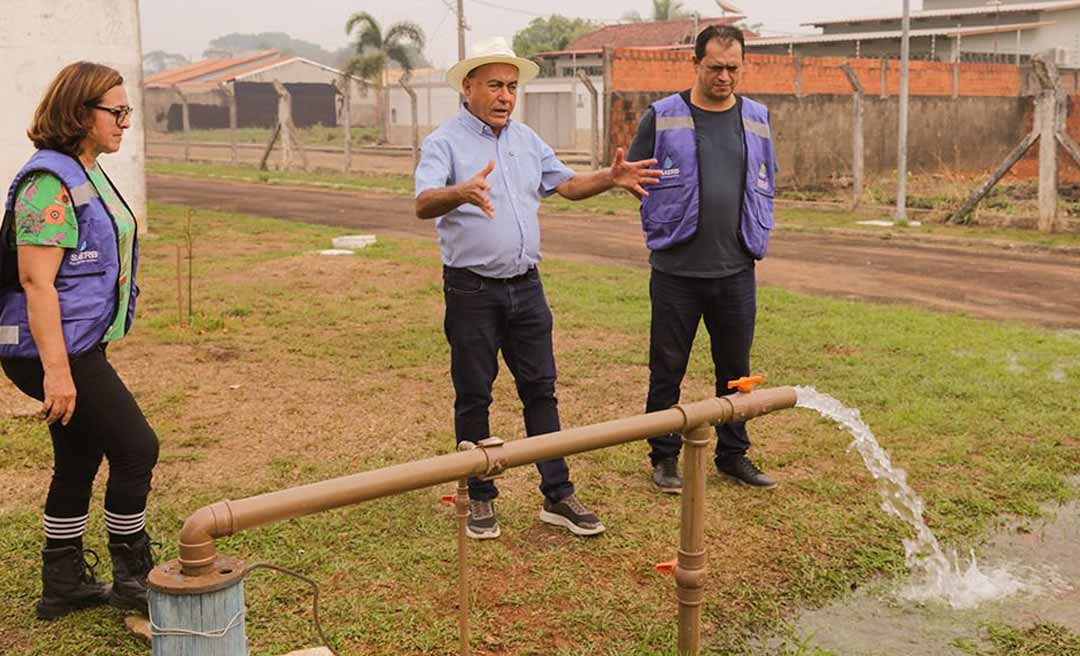 Saerb inicia captação de água do subsolo para garantir abastecimento na Capital acreana