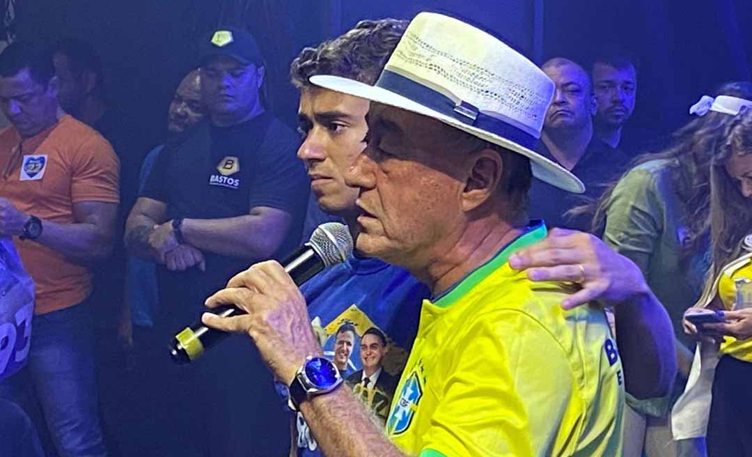 “É 22 Sim! Bocalom é o melhor para Rio Branco!”, diz Nikolas Ferreira em evento no Maison Borges