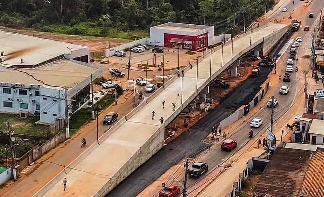 Prefeitura de Rio Branco adia liberação de tráfego no Elevado da Dias Martins