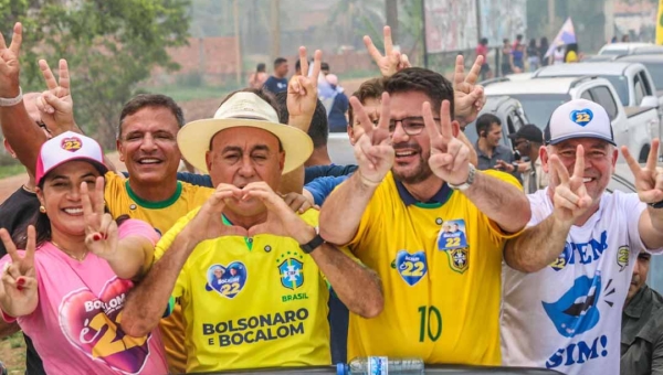 Ao lado de Gladson, Bocalom e Alysson reúnem 3 mil veículos na “Carreata da Vitória”: “A nossa vitória será do povo de Rio Branco"